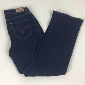 Levi’s Womens 8S Denim Blue Boot Cut Stretch Jeans